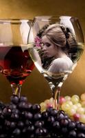 2 Schermata Wine Glass Photo Frame