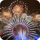 New Year Fireworks Wallpaper أيقونة