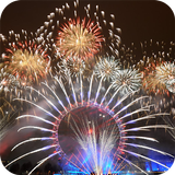 New Year Fireworks Wallpaper Zeichen