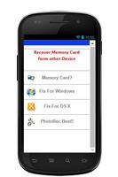 Memory Card Recover スクリーンショット 1