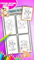 Cute Bear Coloring Book capture d'écran 2