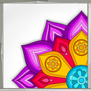 APK Flower Mandala Coloring Book