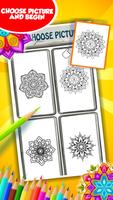 Bloem mandala kleurboek screenshot 2