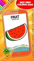 Poster Fruit Coloring Book