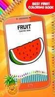 Fruit Coloring Book Affiche