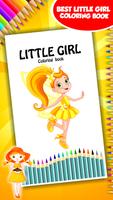 پوستر Little Girl Coloring Book