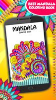 Mandala Coloring Book Affiche