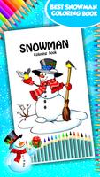 پوستر Snowman Coloring Book