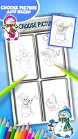 برنامه‌نما Snowman Coloring Book عکس از صفحه