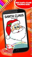 Santa claus färbung buch Plakat