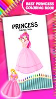 Princesse Coloriage Affiche