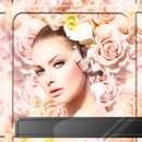 fleur rose cadres photo APK