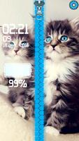 Kitten Lock Screen Zipper screenshot 1