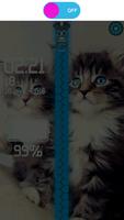 Kitten Lock Screen Zipper imagem de tela 2