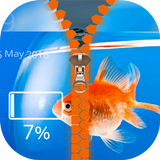 Goldfish Lock Screen Zipper icône