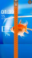 Goldfish Lock Screen Zipper ภาพหน้าจอ 1