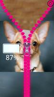 3 Schermata Chihuahua Zipper Lock Screen