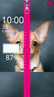 1 Schermata Chihuahua Zipper Lock Screen