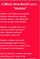 A Whole New World - Aladdin capture d'écran 1