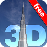 Burj Khalifa 3D Wallpaper FREE icon