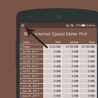 Internet Speed Meter Pro Affiche
