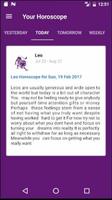 Daily Horoscope Facts 스크린샷 1