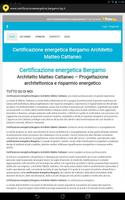 Certificazione Energetica BG poster