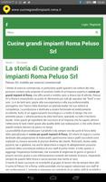 Cucine grandi impianti Roma capture d'écran 1