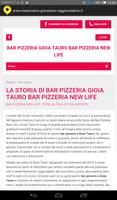 Bar pizzeria Gioia Tauro captura de pantalla 1