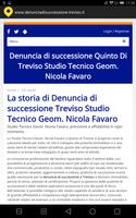 1 Schermata Denuncia di successione