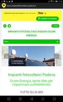 Impianti fotovoltaici Padova โปสเตอร์