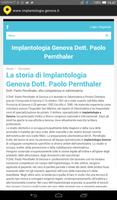Implantologia Genova syot layar 1