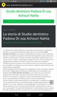 Studio dentistico Padova capture d'écran 1