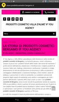 prodotti cosmetici Bergamo capture d'écran 2