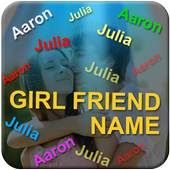GirlFriend Name Live Wallpaper icon