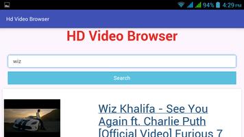 HD Video Browser 截圖 1