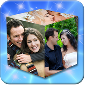 Romantic Couple Cube LWP icon