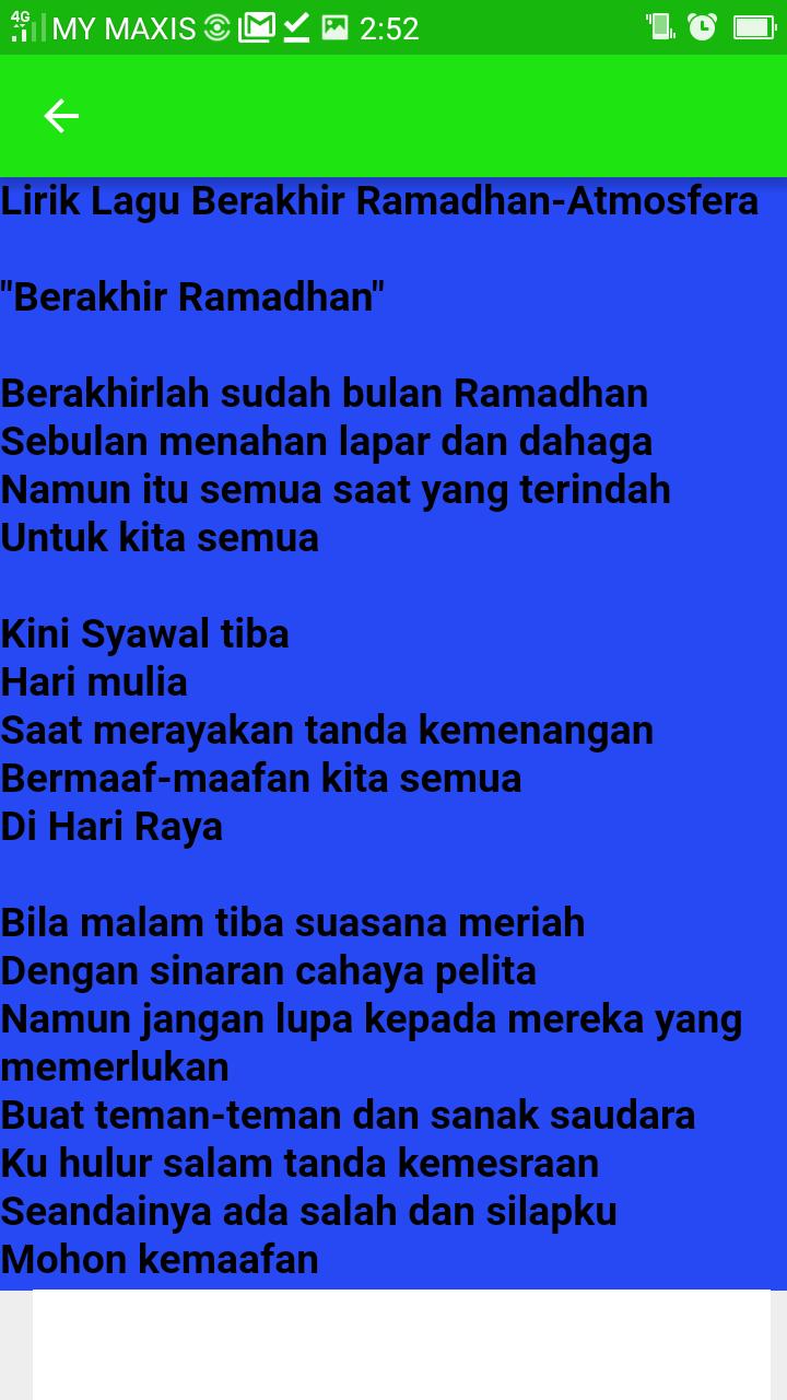 Suasana Hari Raya Lirik - Dapatkan lirik lagu lain oleh anuar zain di