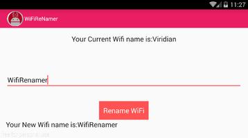 برنامه‌نما WiFi Renamer عکس از صفحه