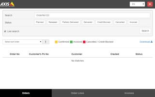 AXIS Order Tracking capture d'écran 1