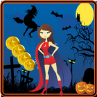 Amazing Girl Halloween Run icône