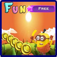 Banana Minion Jump Rush постер