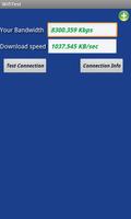 Wifi bandwidth Easy speed Test تصوير الشاشة 1