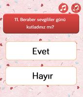 Aşk ve ilişki Testi captura de pantalla 1