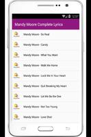 Mandy Moore Complete Lyrics Affiche