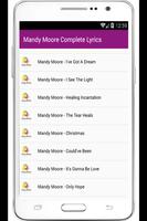 Mandy Moore Complete Lyrics capture d'écran 1