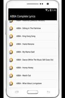 ABBA Complete Songs &Lyrics capture d'écran 2