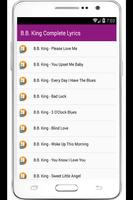 B.B. King Complete Lyrics Plakat