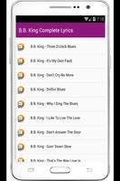 B.B. King Complete Lyrics capture d'écran 1