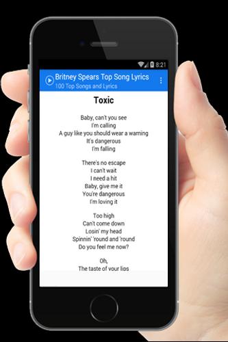 Britney Spears Top Song Lyrics For Android Apk Download